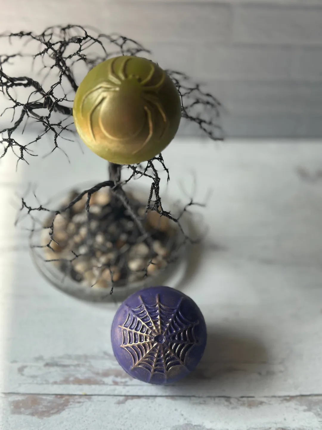 Spider Themed Designer Hot Cocoa Bombs 