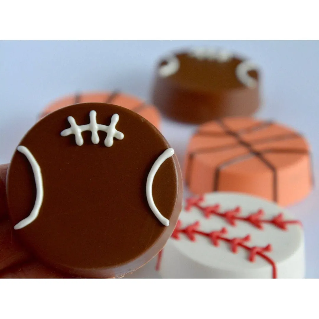 Sports Themed Chocolate Covered Oreos 
