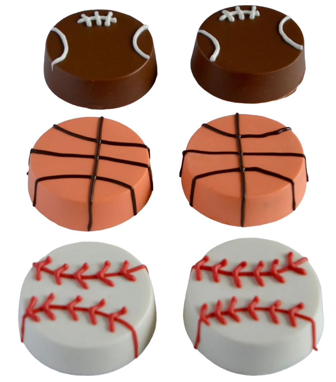 Sports Themed Chocolate Covered Oreos 