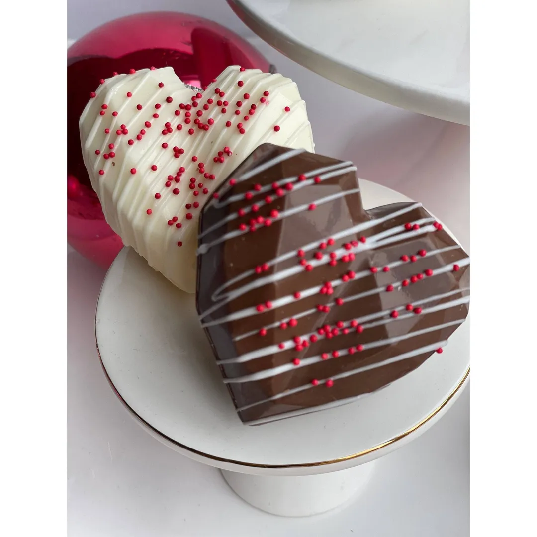 Valentine Heart Hot Chocolate Bombs 