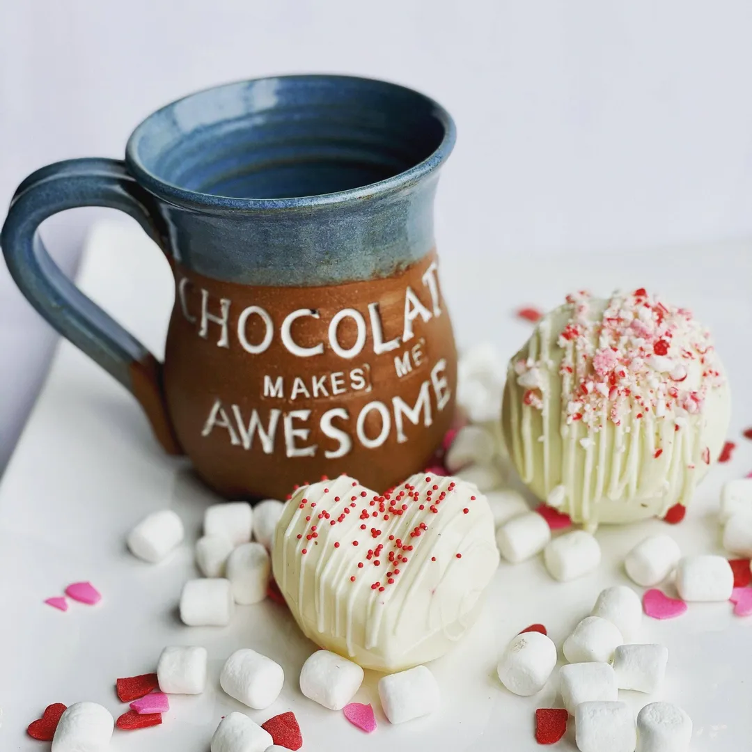 Valentine Heart Hot Chocolate Bombs 