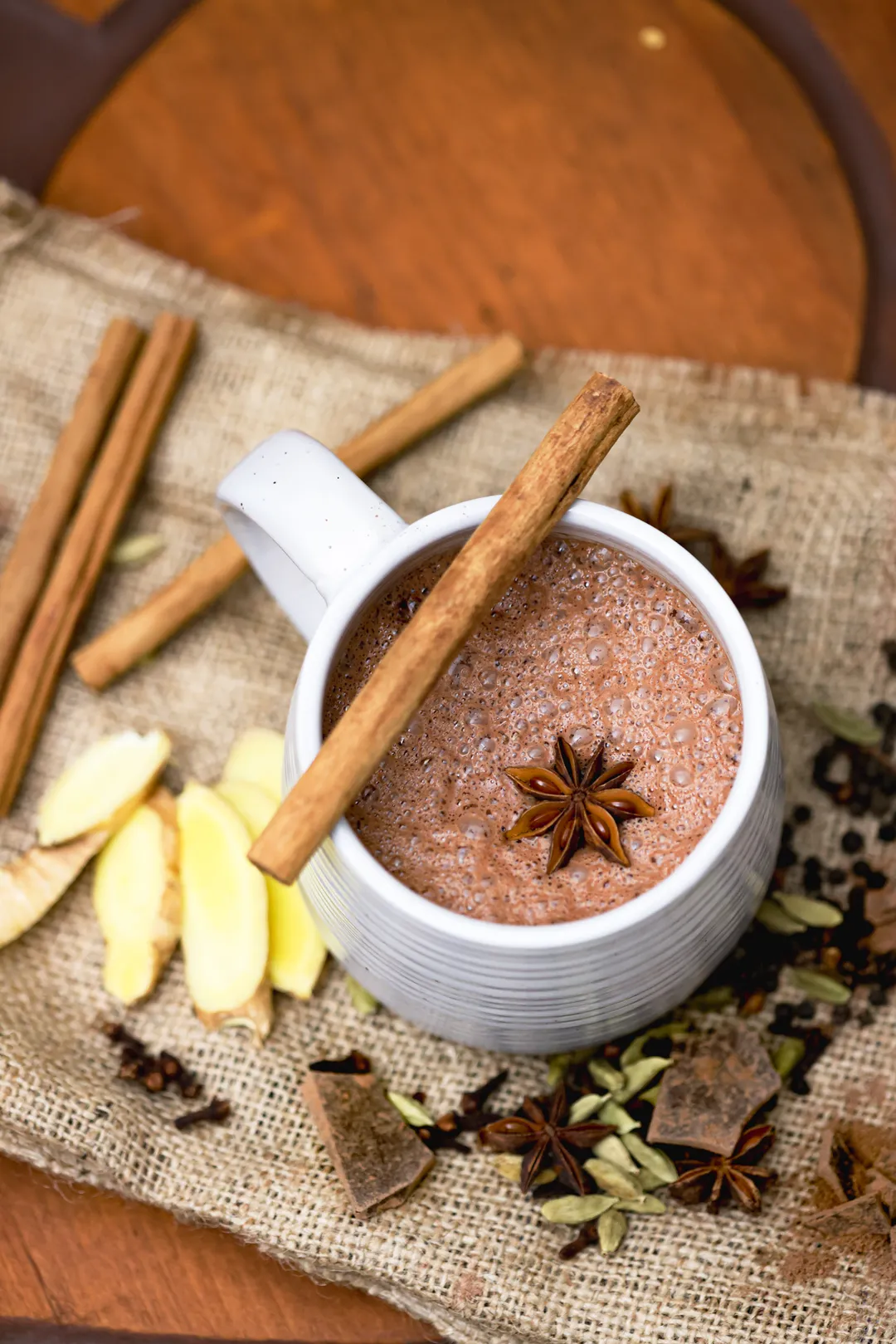 Chaga Chai Sipping Chocolate