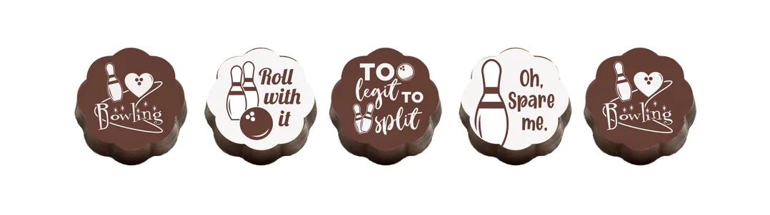 Bowling Chocolate Covered Caramels
