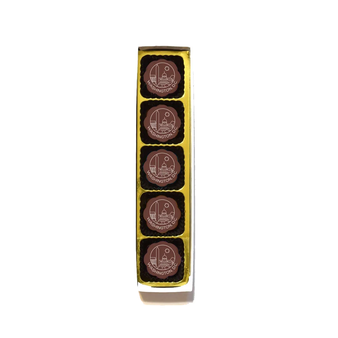 Washington DC Skyline Chocolate Covered Caramels