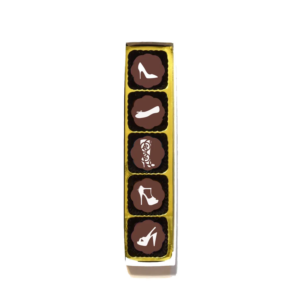 Shoes Chocolate Covered Caramels (Box of 5)