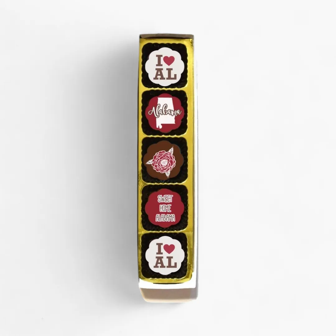 Alabama Chocolate Covered Caramels (Box of 5)
