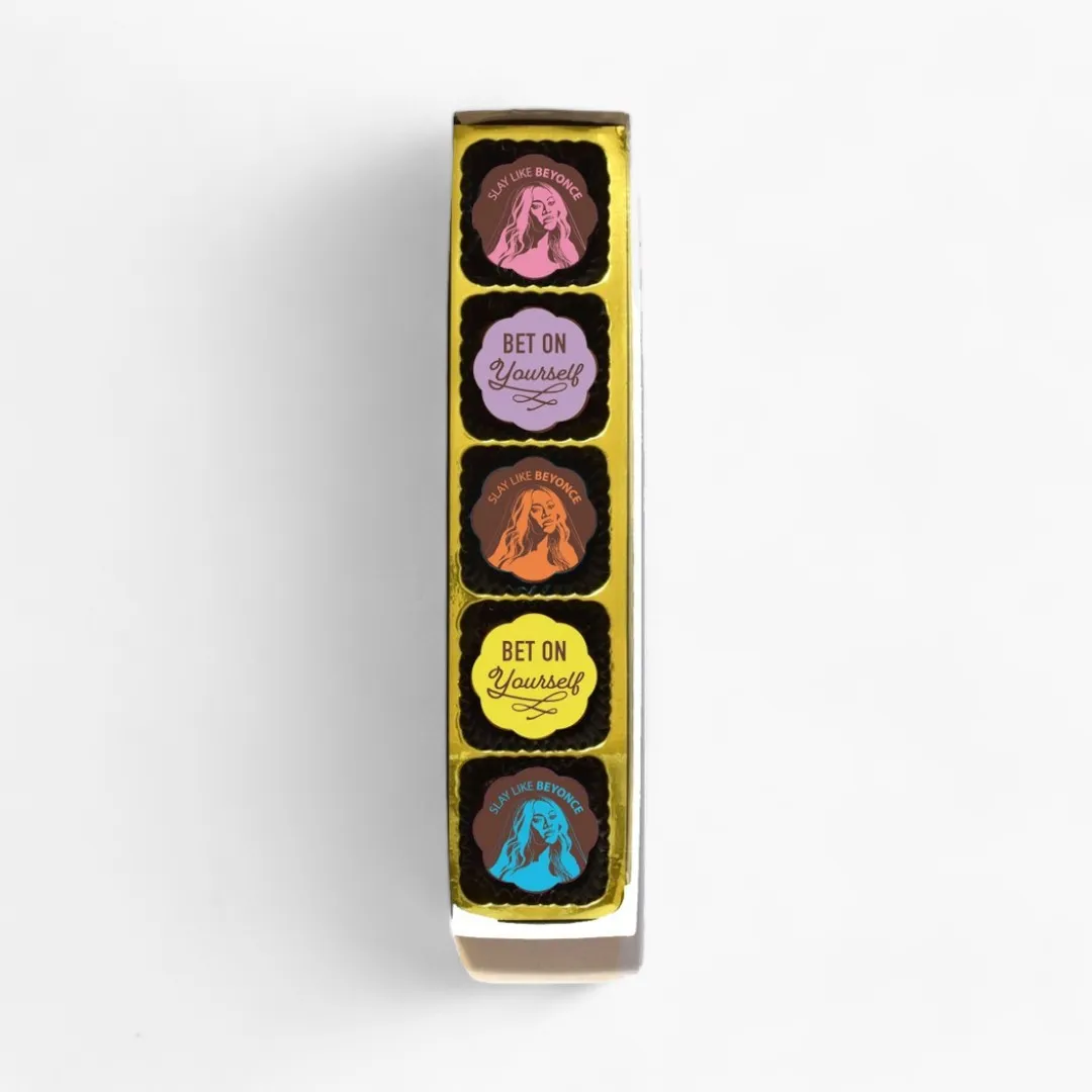 Beyonce Fan Club Chocolate Covered Caramels (Box of 5)