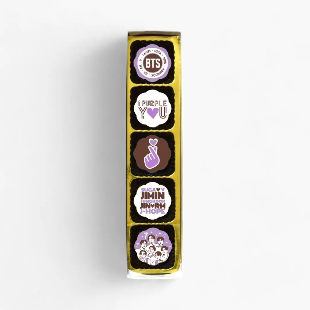 Bts Fan Club Chocolate Covered Caramels (Box of 5)