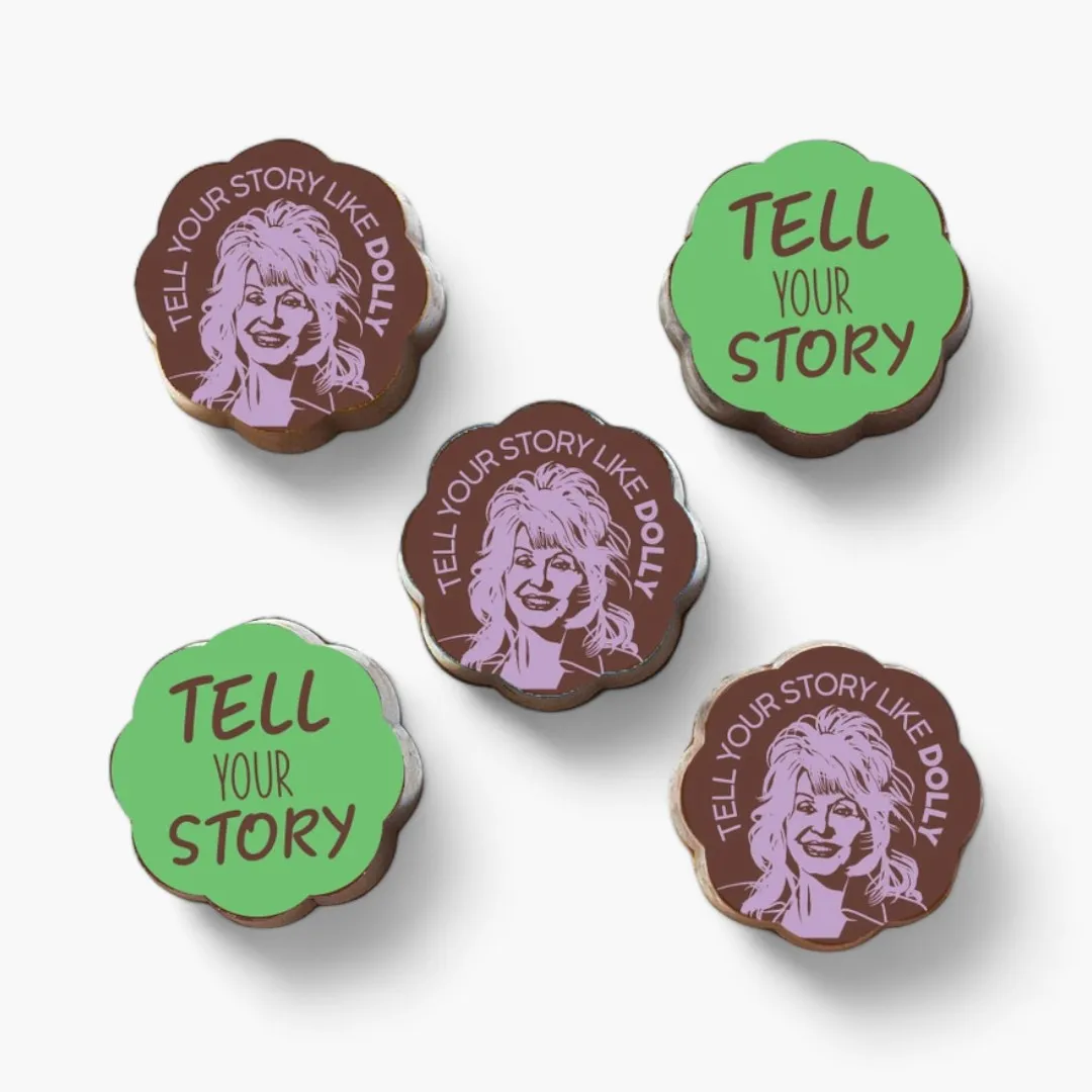 Dolly Parton Fan Club Chocolate Covered Caramels (Box of 5)