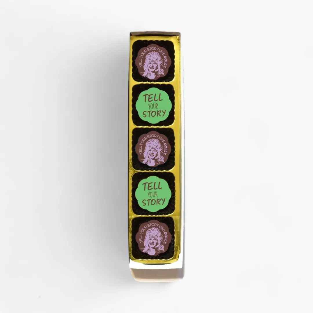 Dolly Parton Fan Club Chocolate Covered Caramels (Box of 5)