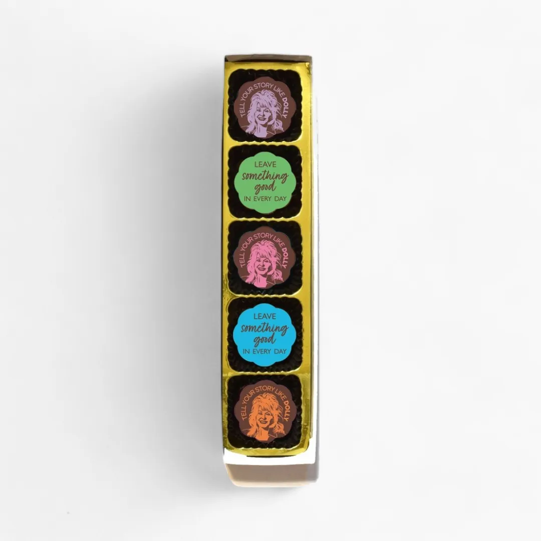 Dolly Parton Fan Club Chocolate Covered Caramels (Box of 5)