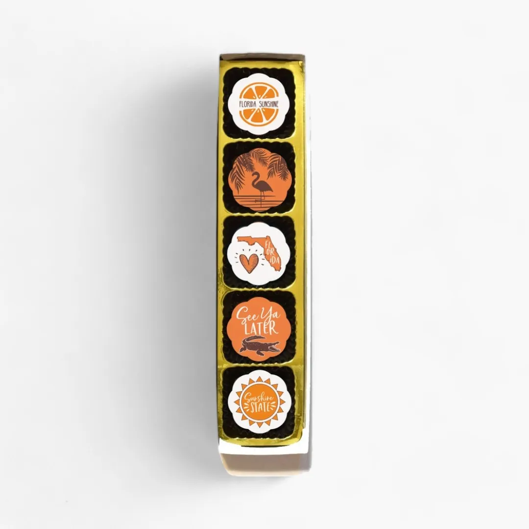 Florida Chocolate Covered Caramels (Box of 5)