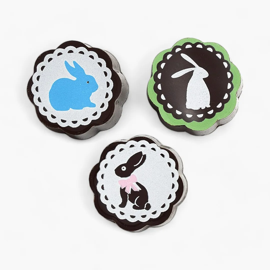 Follow the Bunnies - They Have the Chocolate (Box of 5) Chocolate Covered Caramels