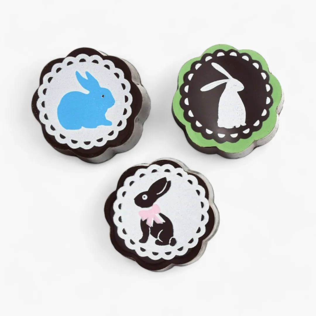 Follow the Bunny! Chocolate Covered Caramels (Box of 5)