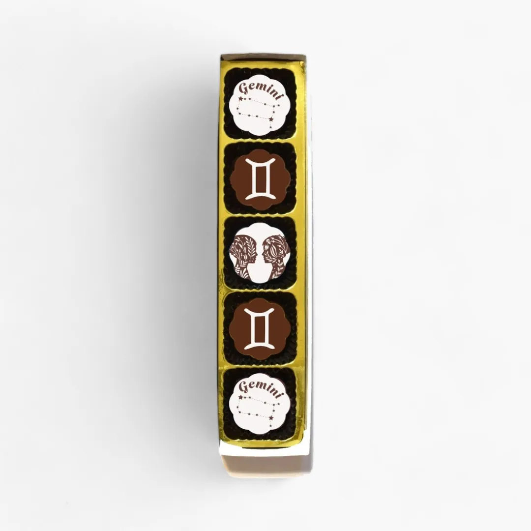 Gemini Chocolate Covered Caramels (Box of 5)