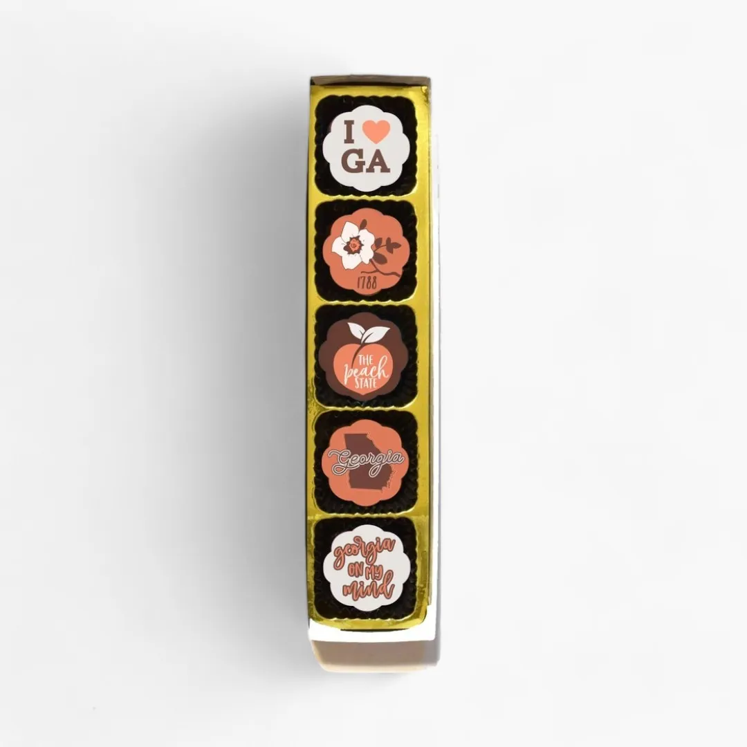 Georgia Chocolate Covered Caramels (Box of 5)