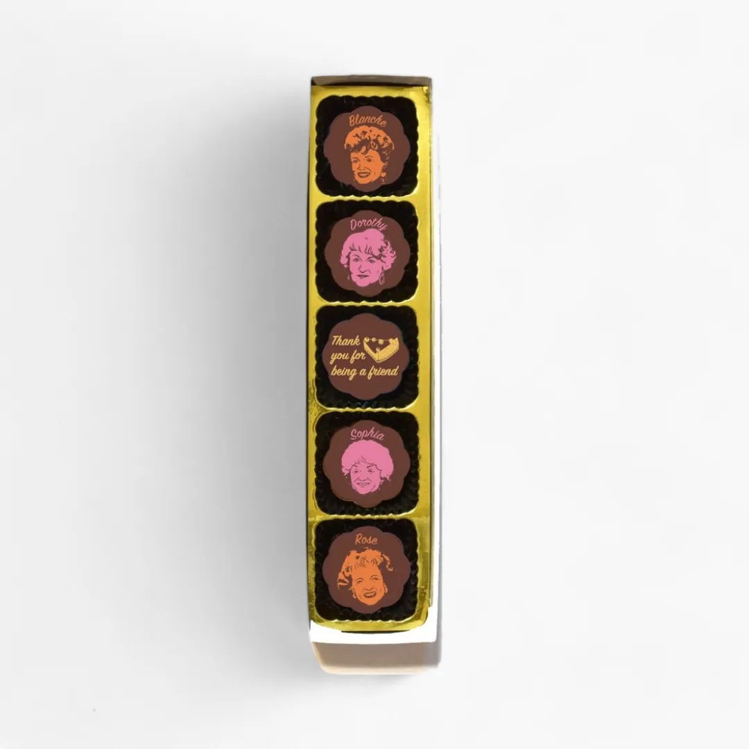 Golden Girls Chocolate Covered Caramels (Box of 5)