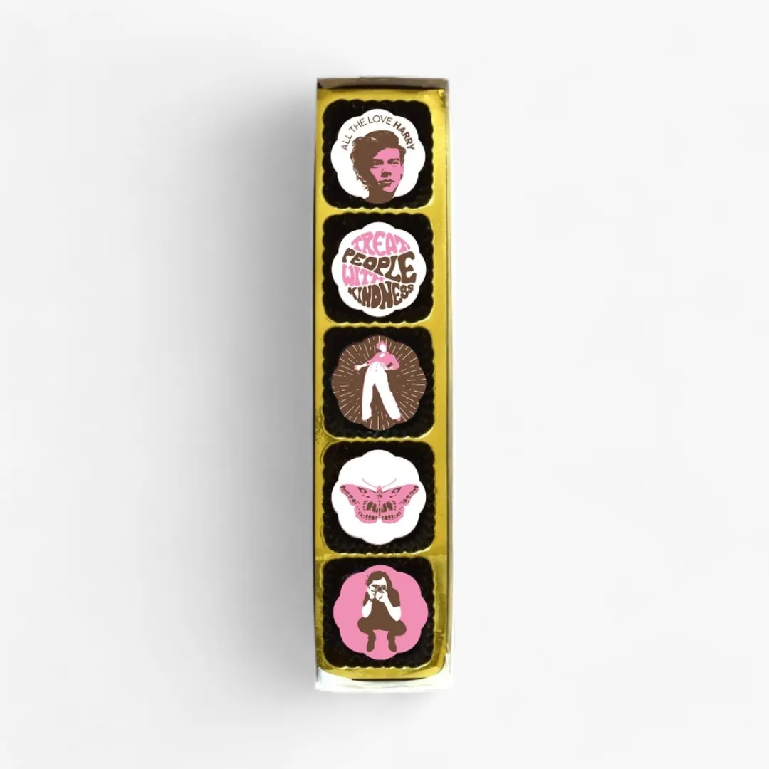 Harry Styles Fan Chocolate Covered Caramels (Box of 5)