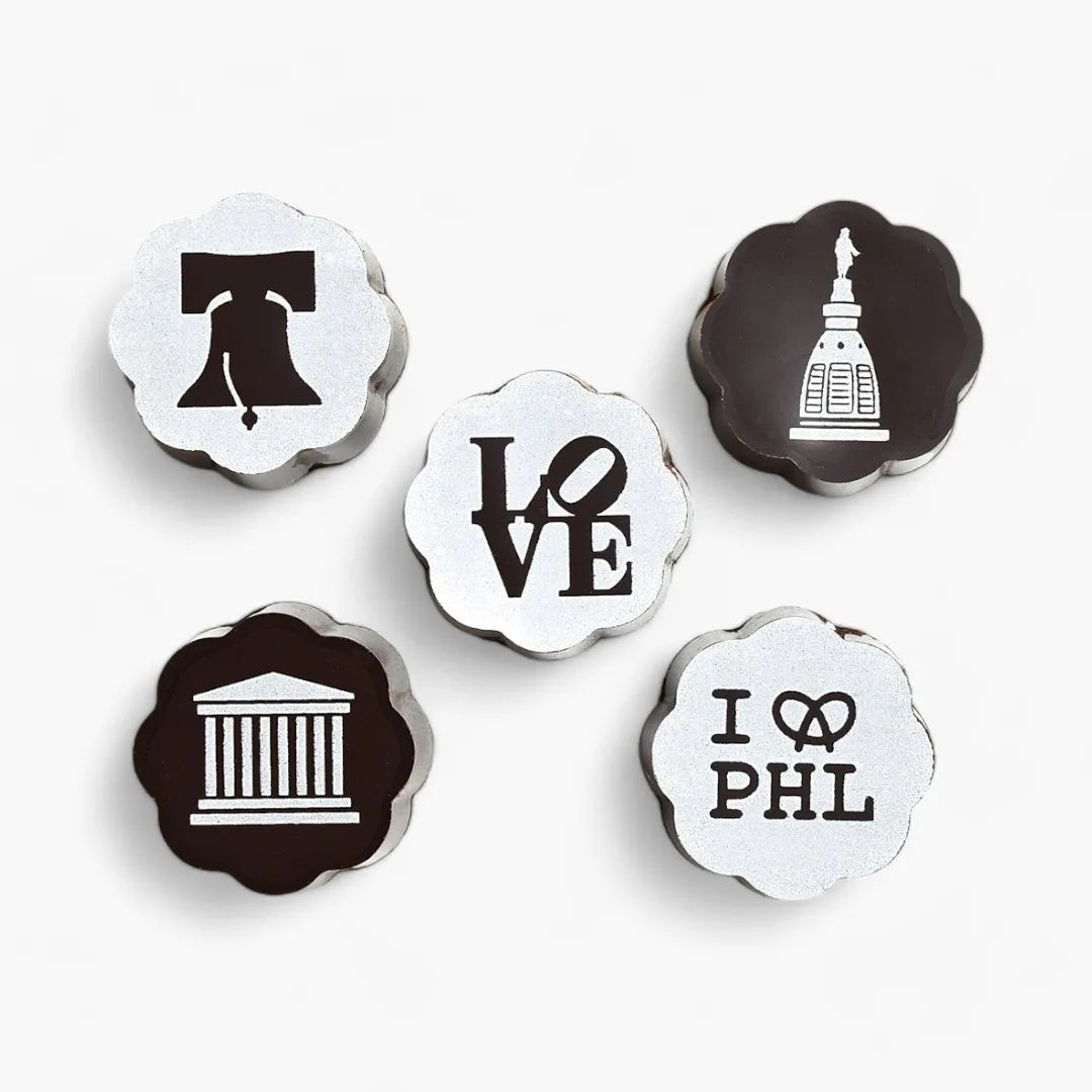 Hometown Custom Chocolate Covered Caramels (Box of 5)
