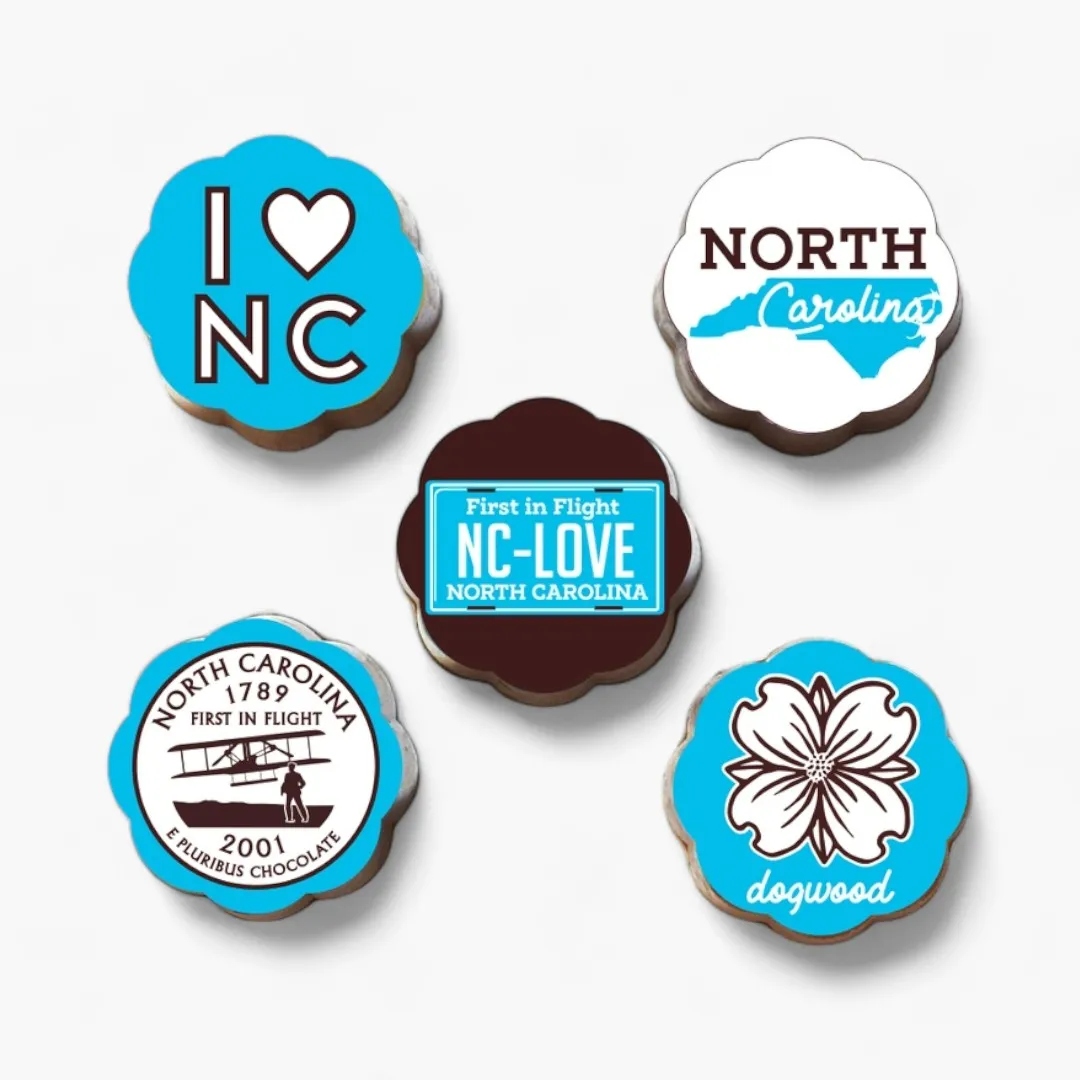 Hometown Custom Chocolate Covered Caramels (Box of 5)
