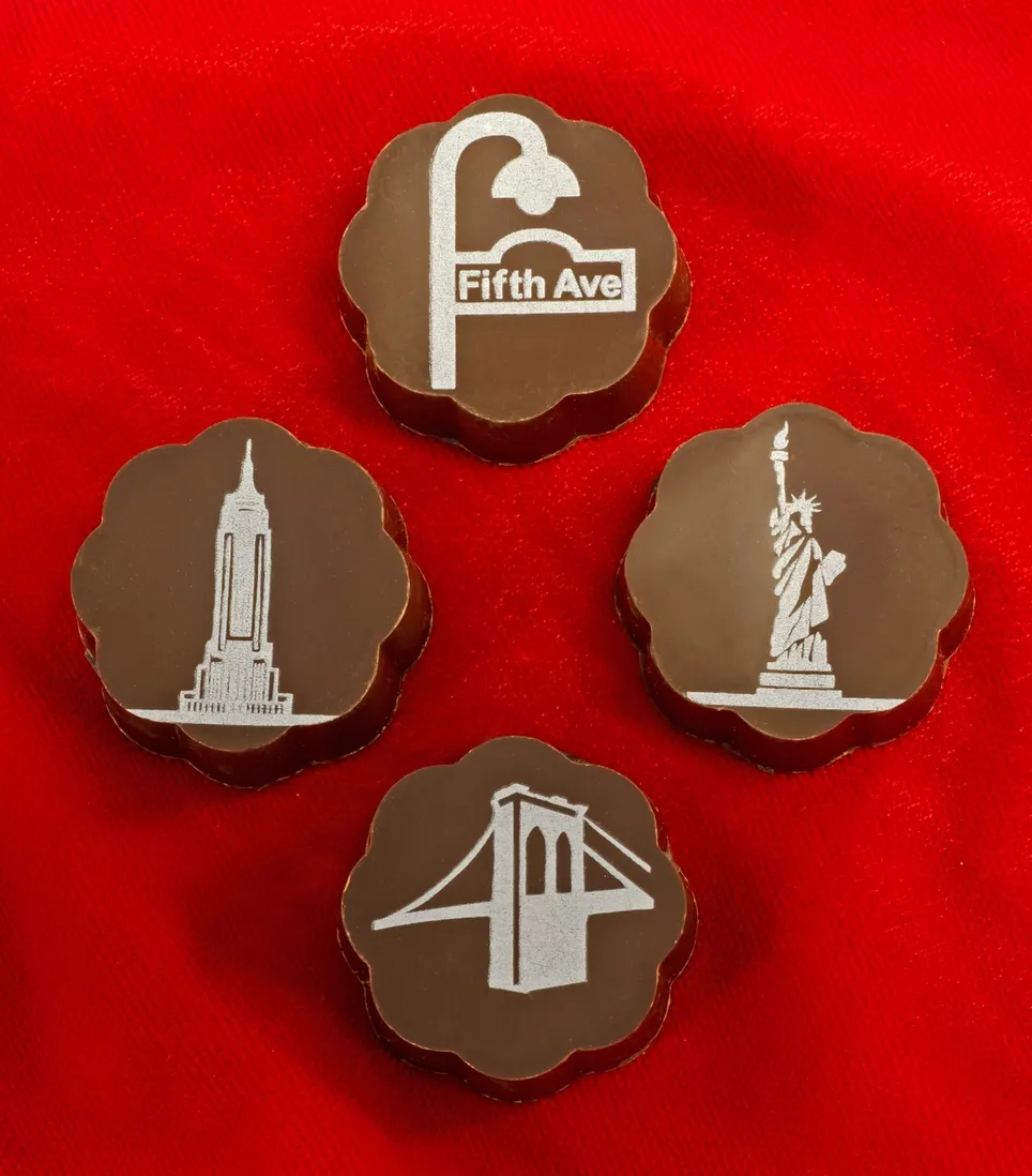 Hometown Custom Chocolate Covered Caramels (Box of 5)