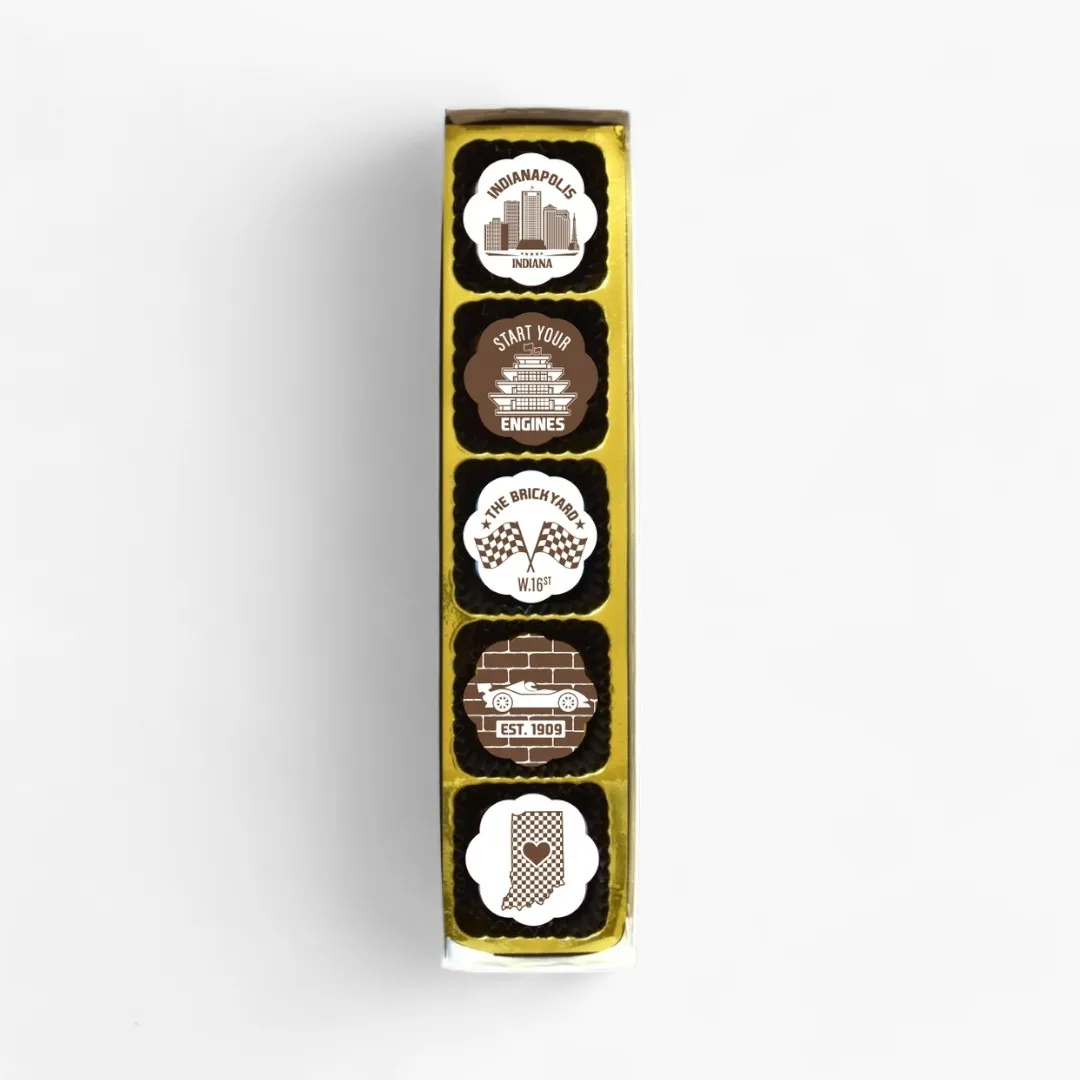 Indy 500 Chocolate Covered Caramels - Indianapolis (Box of 5)