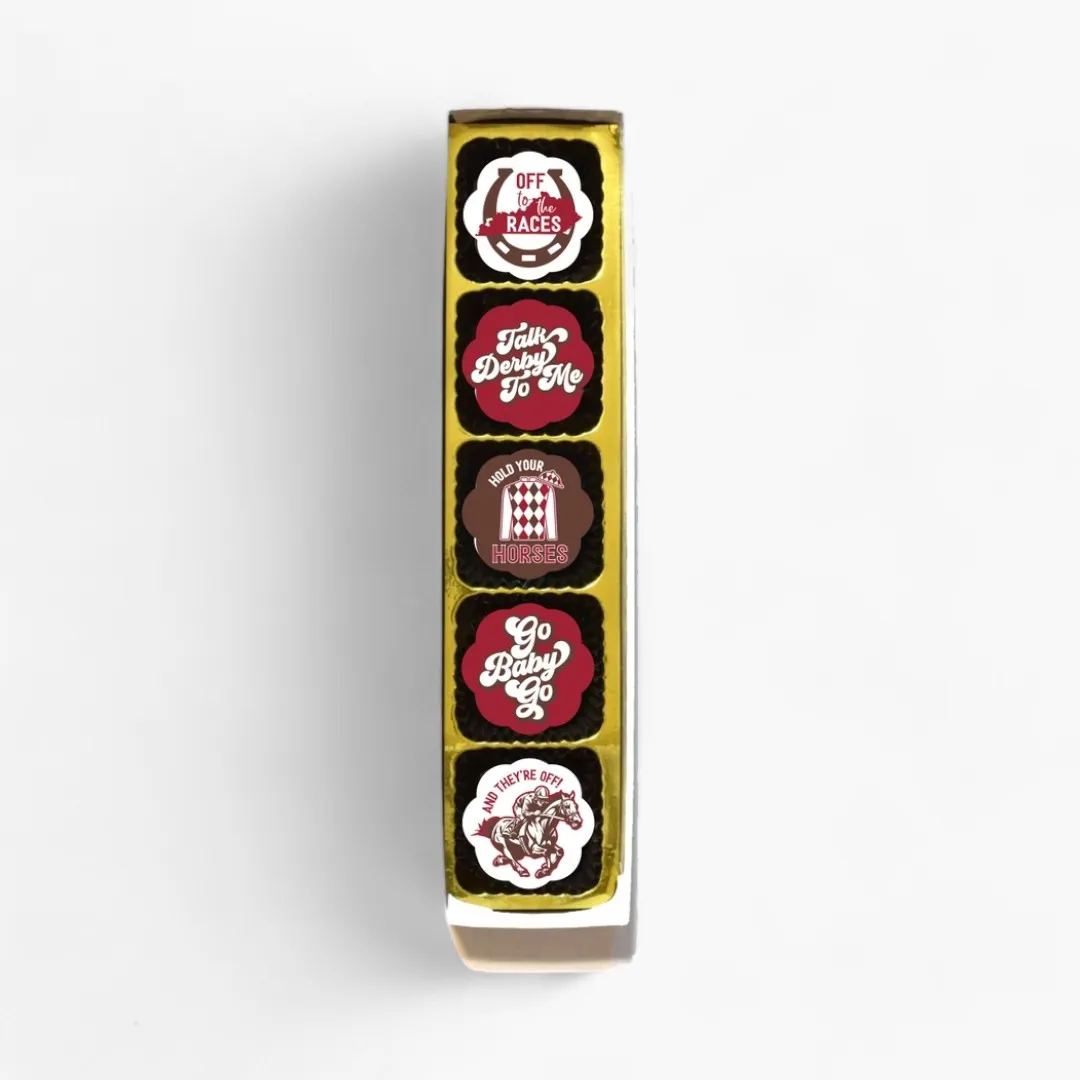 Kentucky Derby Chocolate Covered Caramels (Box of 5)