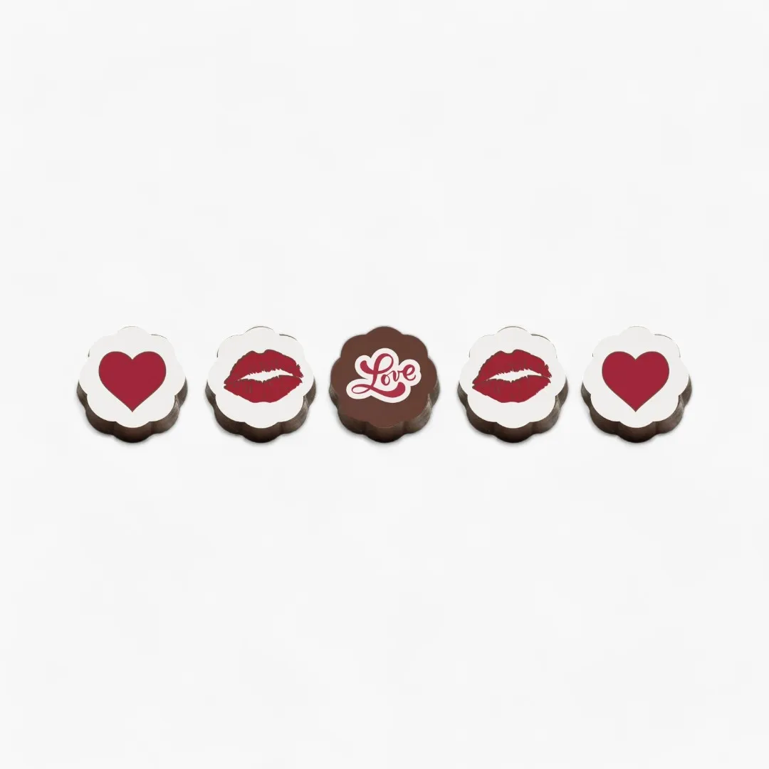 Lips Chocolate Covered Caramels (Box of 5)