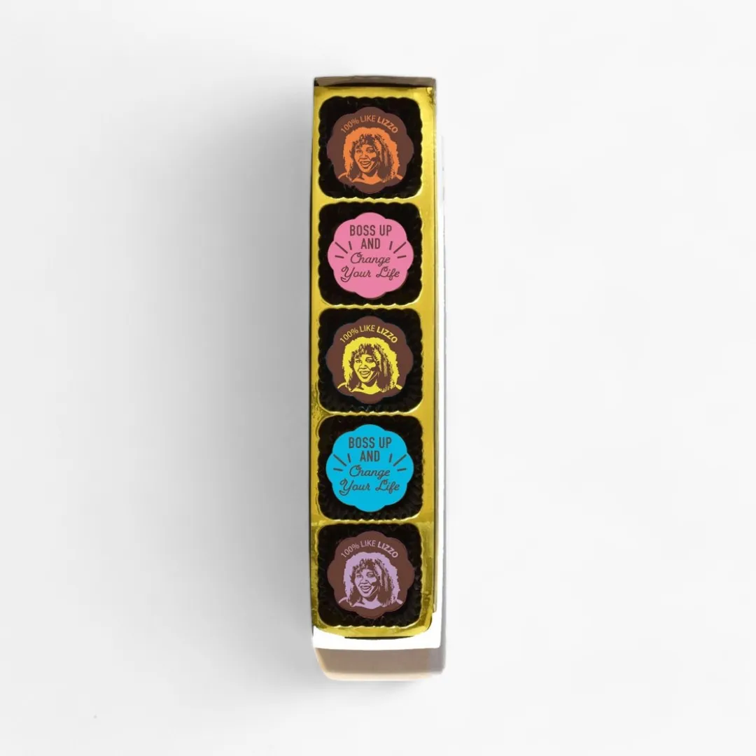 Lizzo Fan Club Chocolate Covered Caramels (Box of 5)