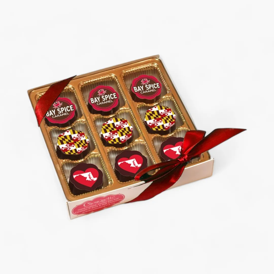Maryland Pride Chocolate Covered Caramels (Box of 5)