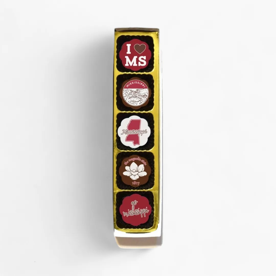 Mississippi Chocolate Covered Caramels (Box of 5)