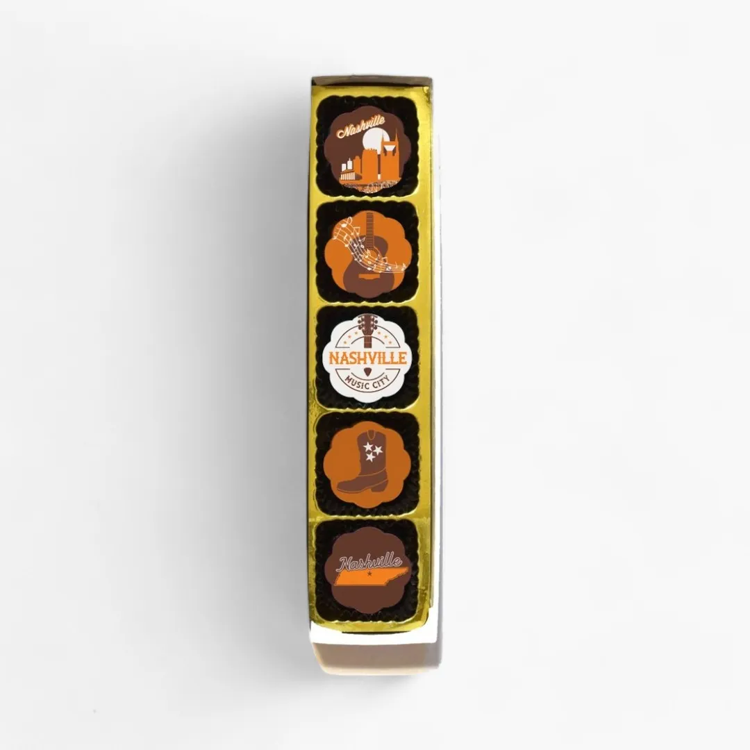 Nashville Chocolate Covered Caramels (Box of 5)