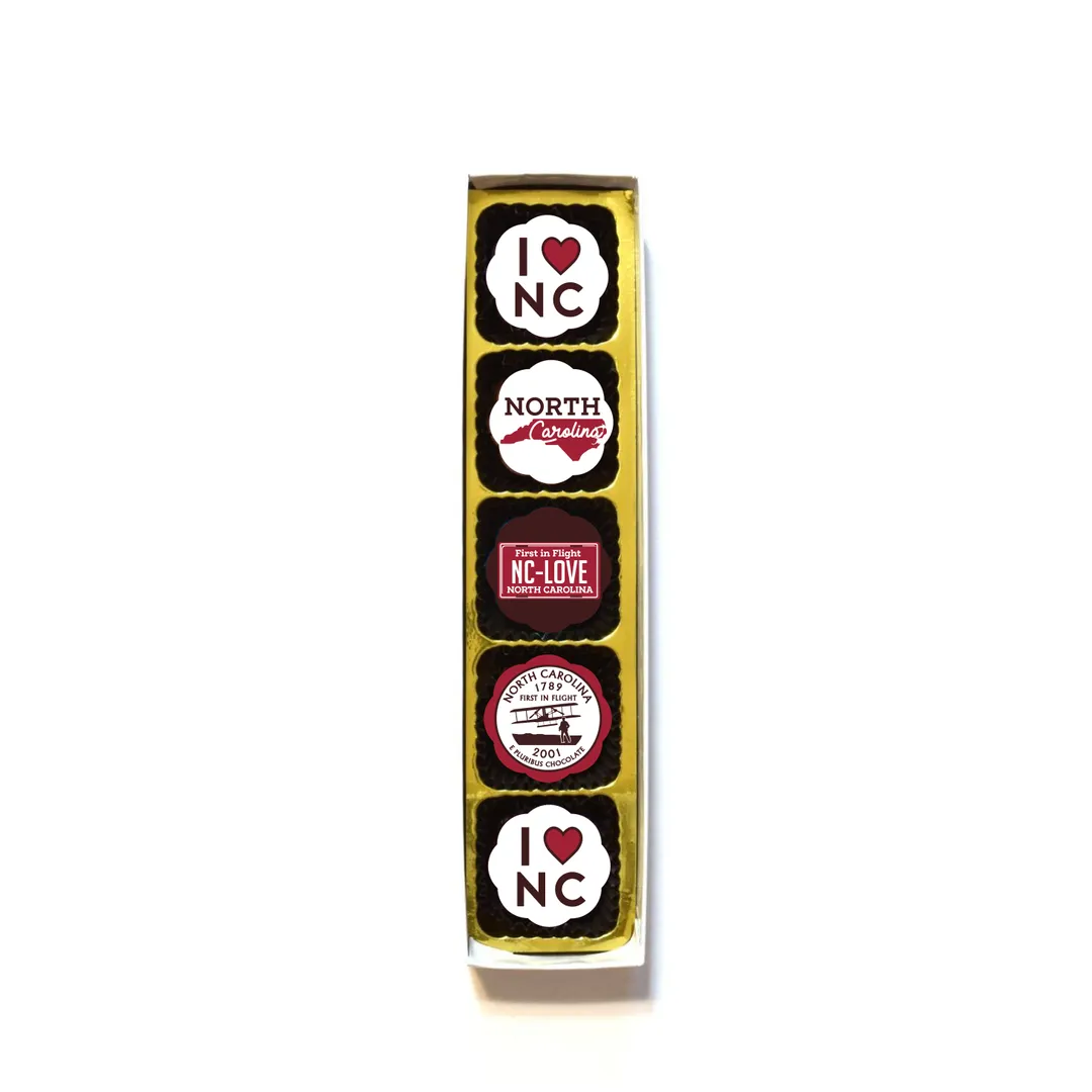 North Carolina RED Chocolate Covered Caramels
