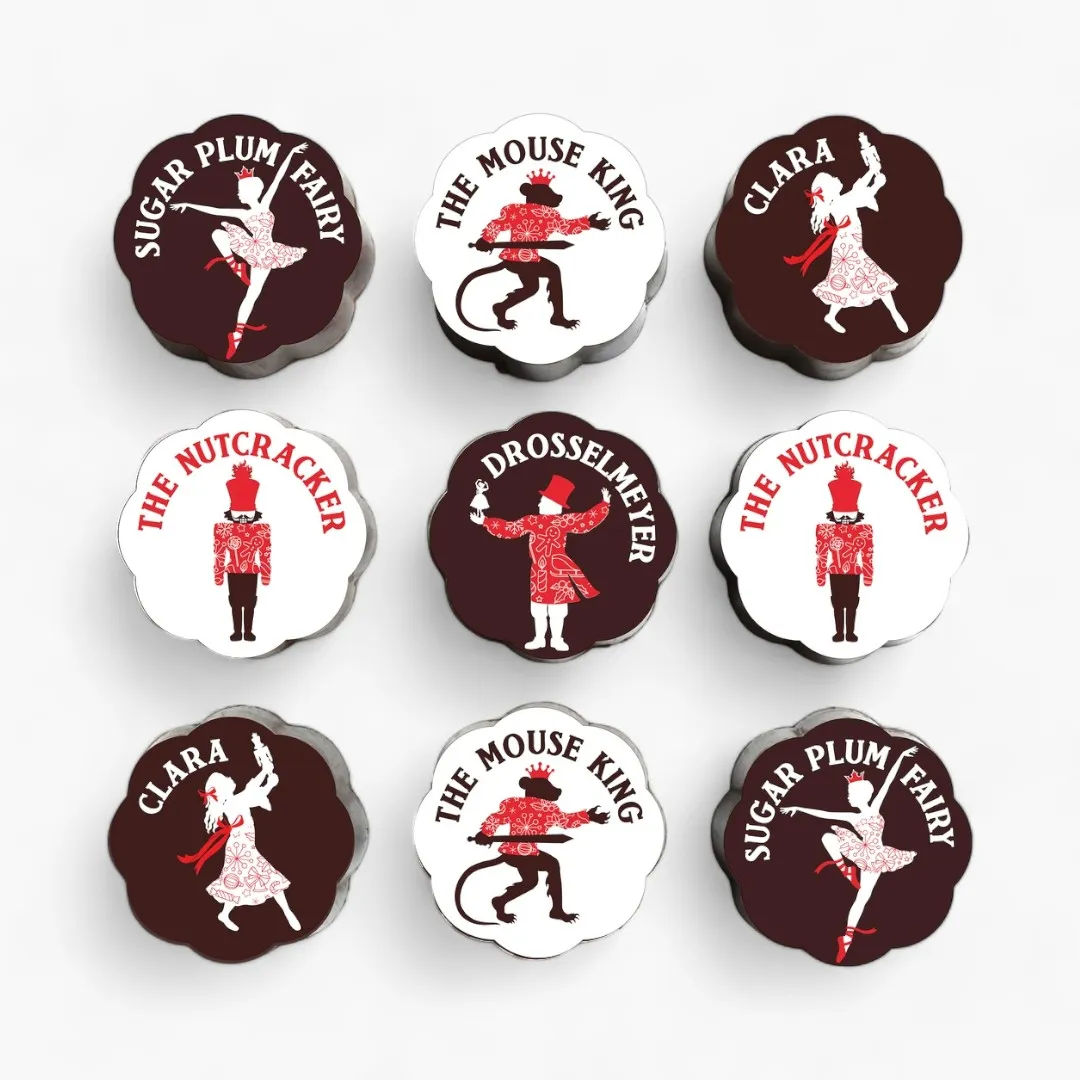 Nutcracker Ballet Chocolate Covered Caramels (Box of 5)