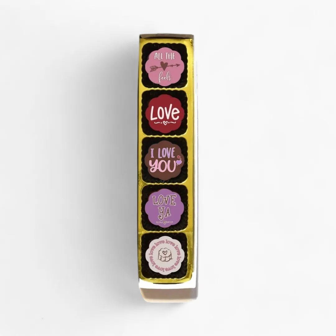 Sweet Love Chocolate Covered Caramels (Box of 5)