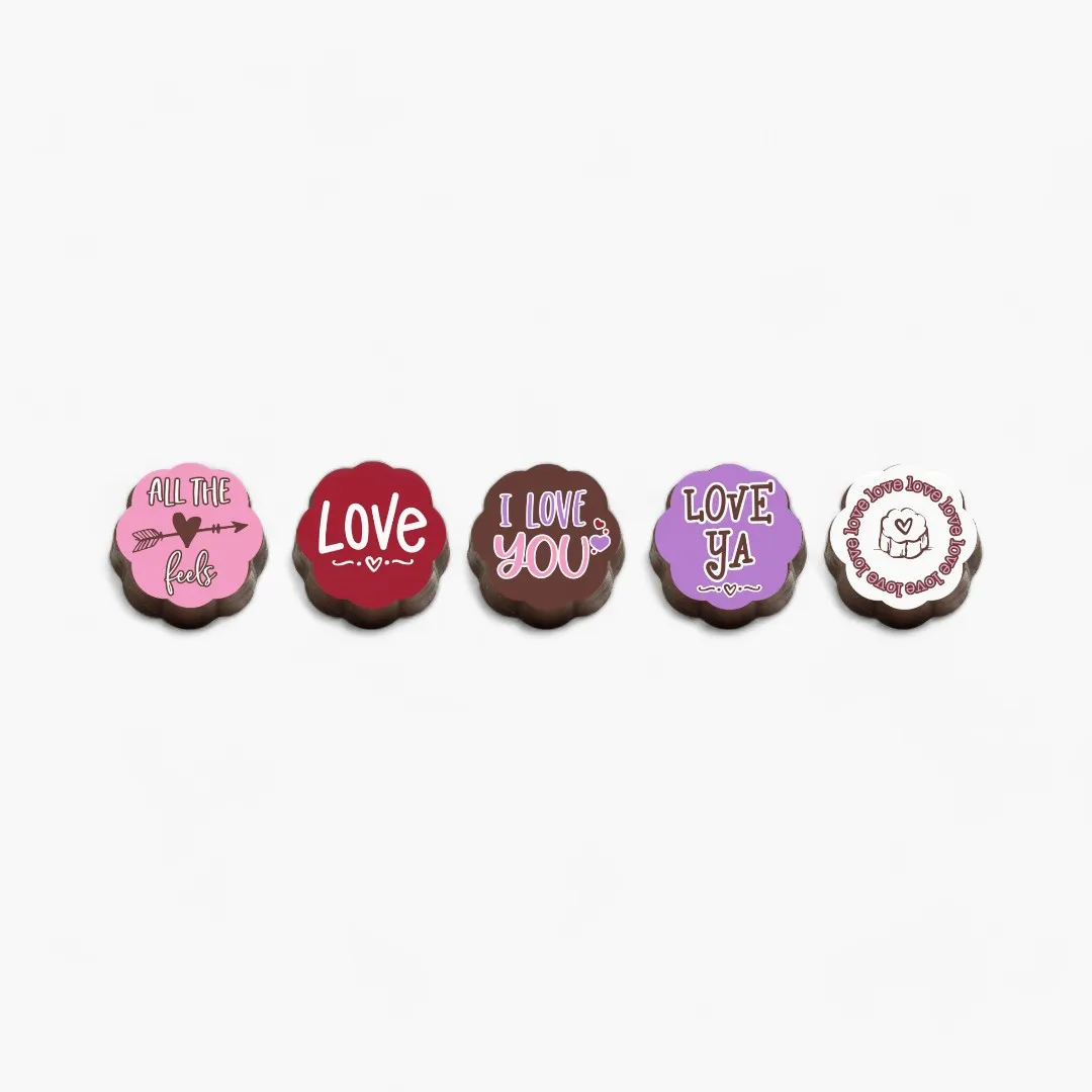Sweet Love Chocolate Covered Caramels (Box of 5)