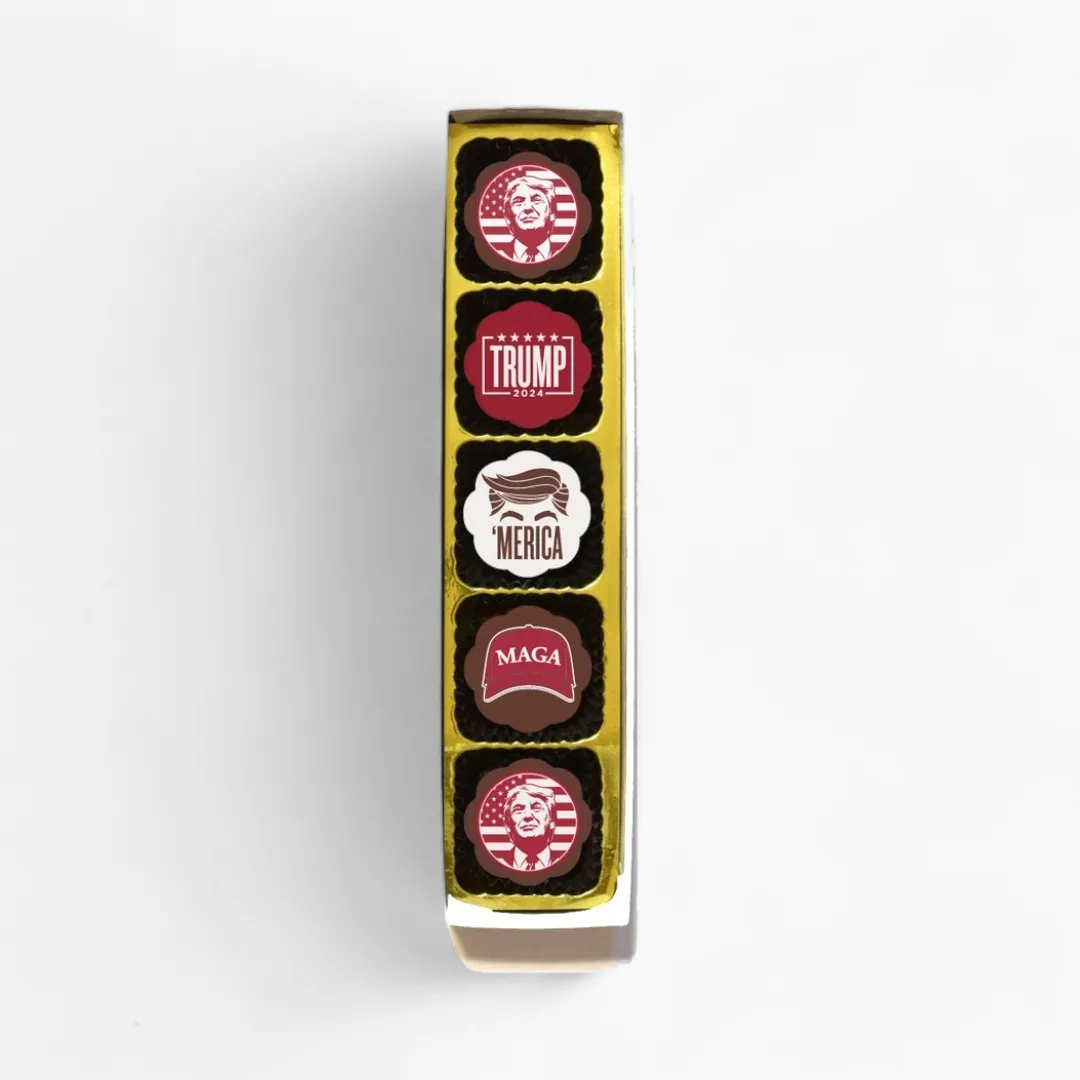 Trump 2024 Chocolate Covered Caramels (Box of 5)