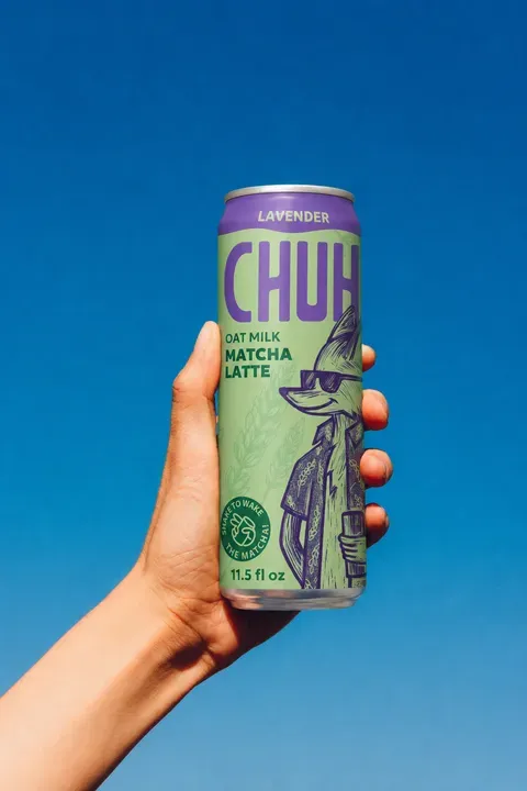 Lavender Oatmilk Canned Matcha Latte