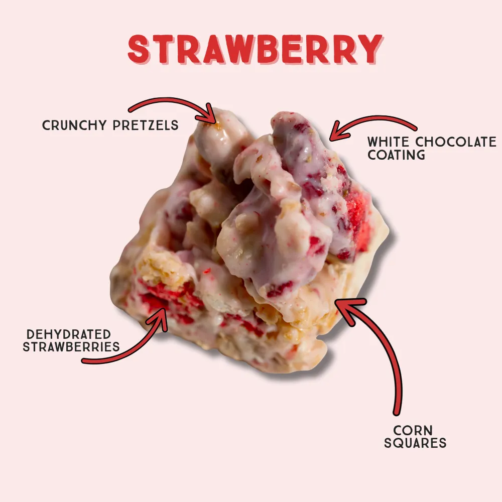 Strawberry Chunk Nibbles 2oz Snack Pack