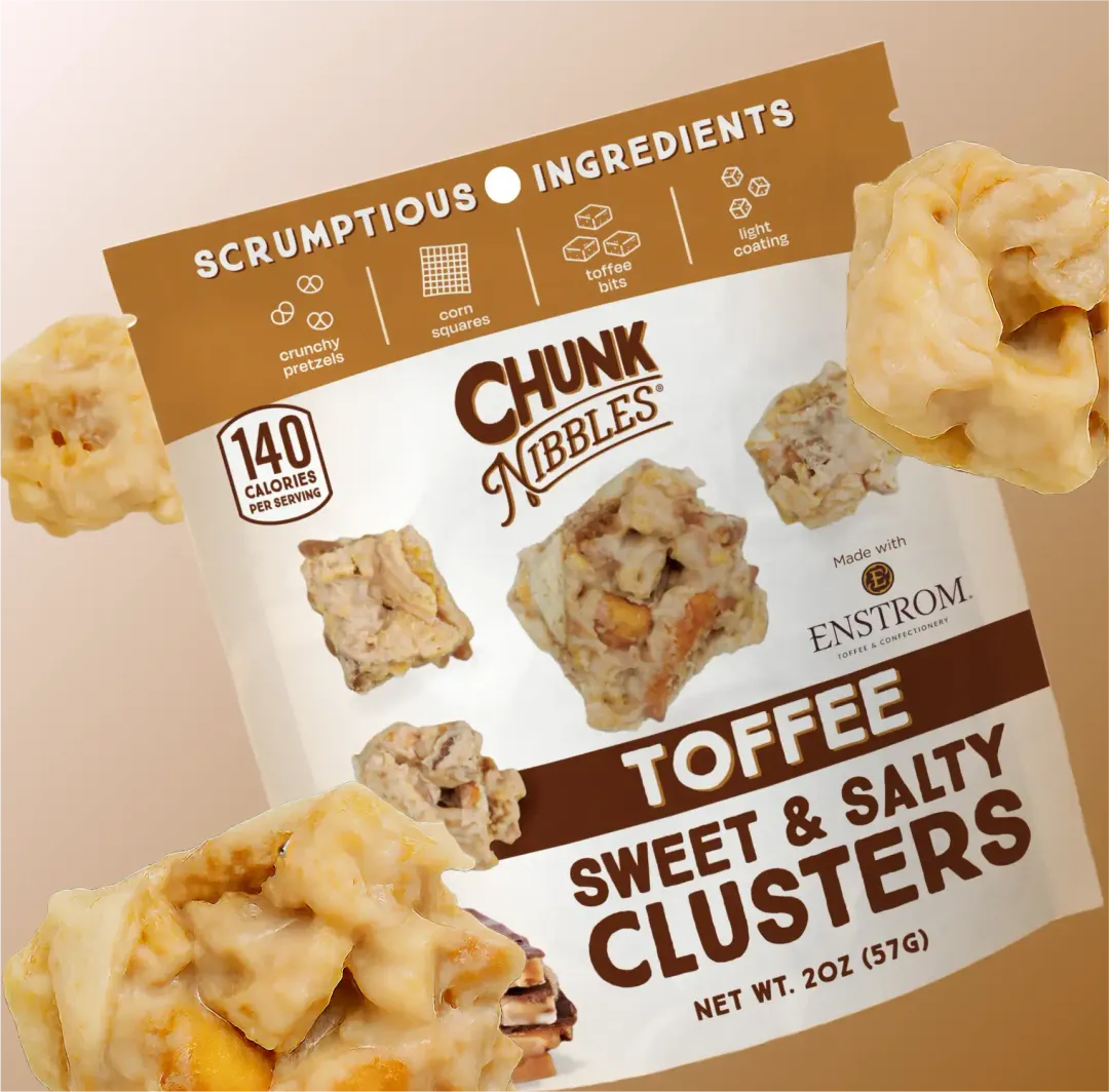 Toffee Chunk Nibbles 2oz Snack Pack