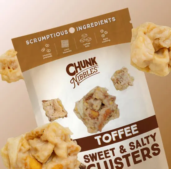 Toffee Chunk Nibbles 4.25 oz Pouch