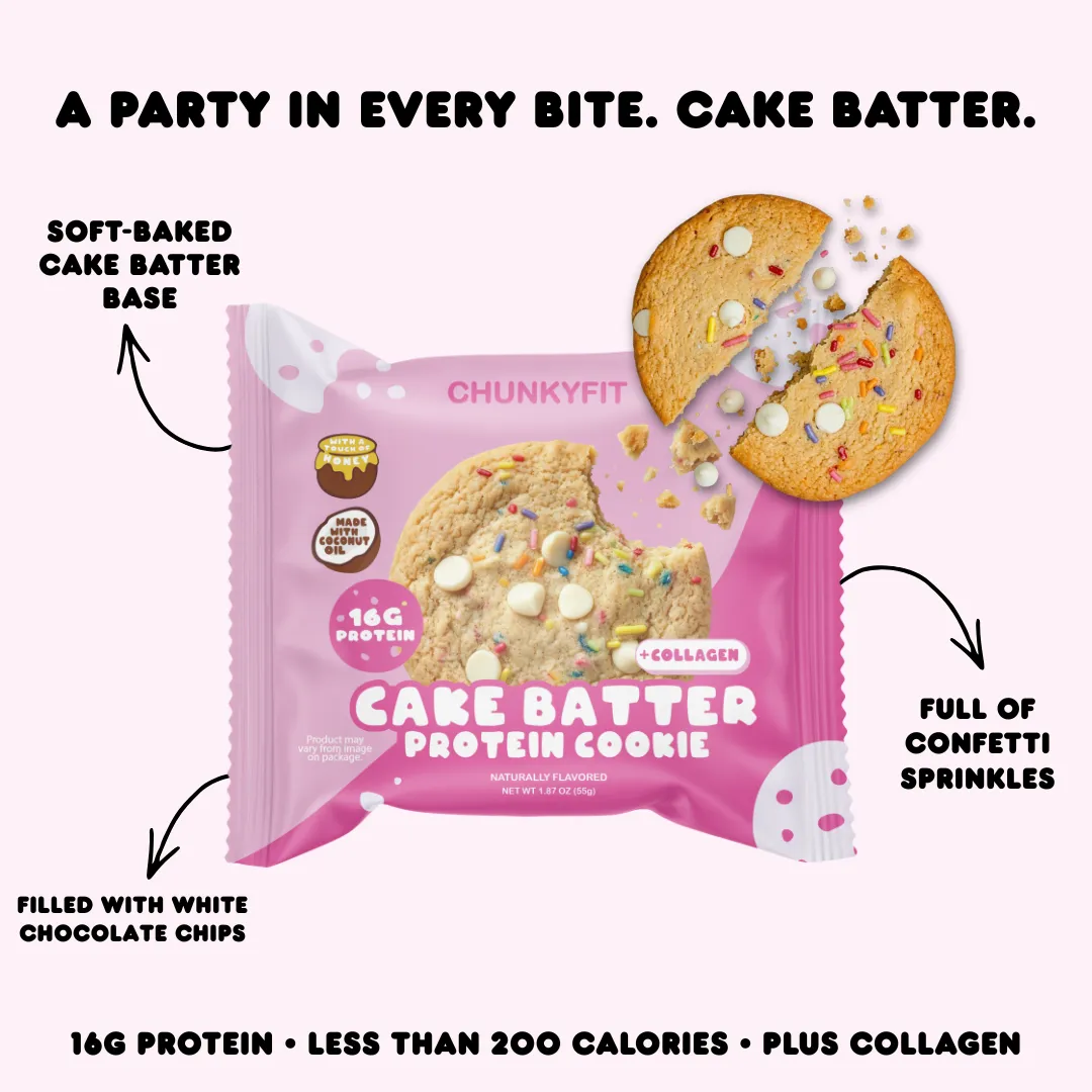 Cake Batter Protein Cookies | Box of 10