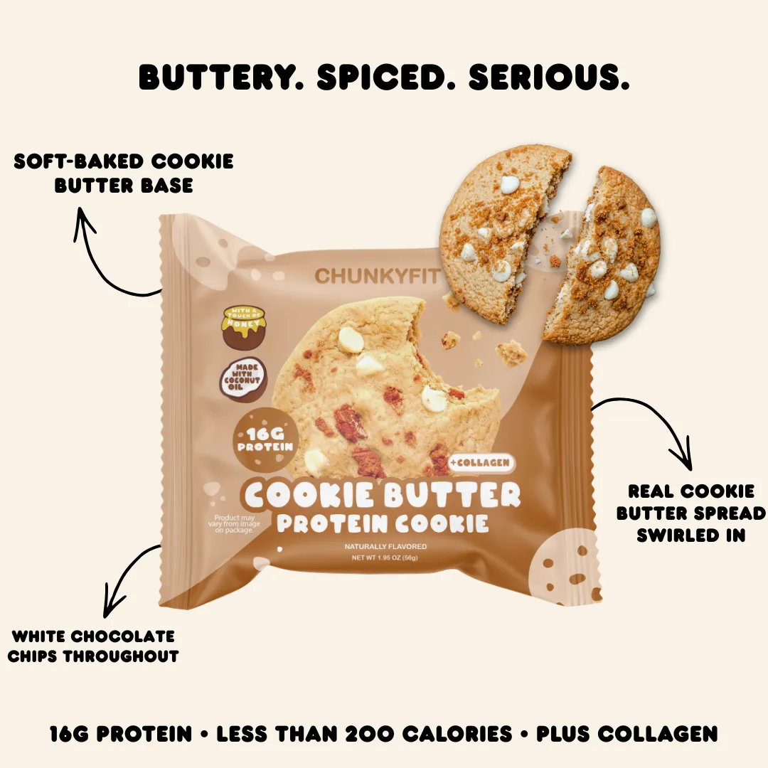 Cookie Butter Protein Cookies | Box of 10