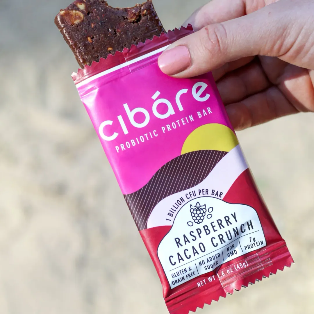 Raspberry Cacao Crunch - Probiotic Powered Energy Bar