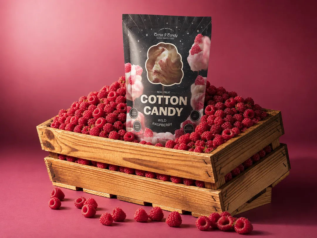 Wild Raspberry - Organic Cotton Candy