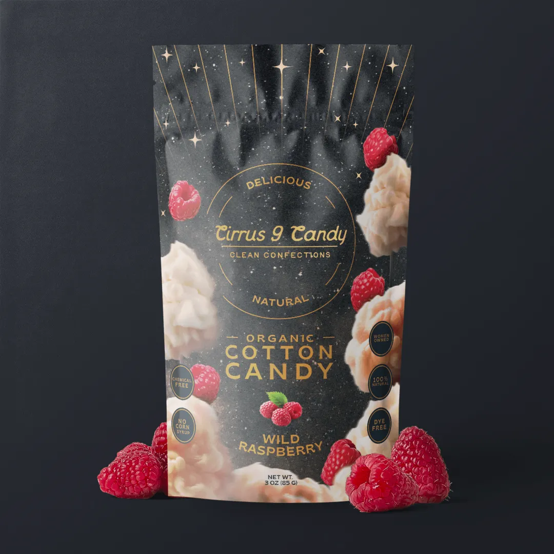 Wild Raspberry - Organic Cotton Candy