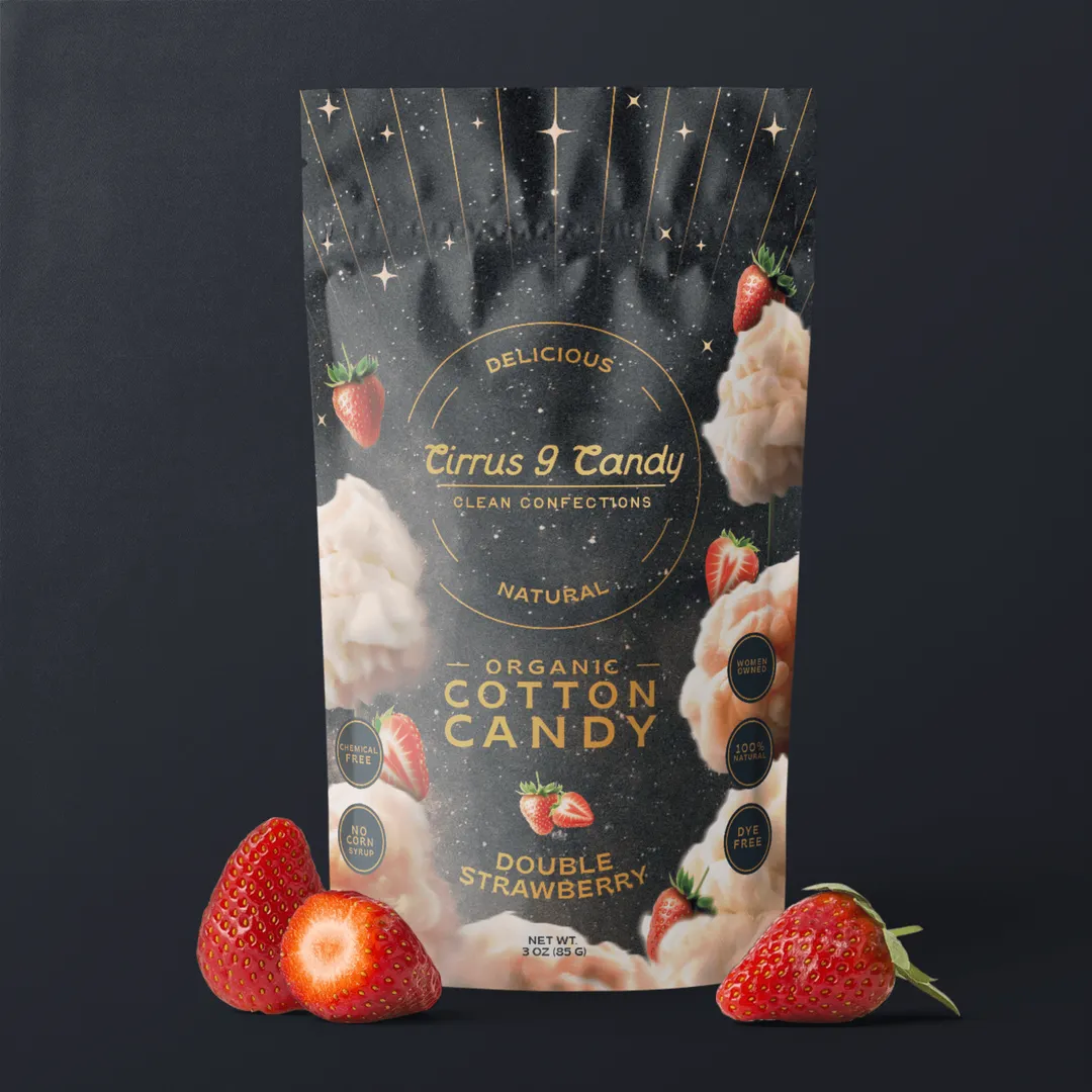 Double Strawberry - Organic Cotton Candy