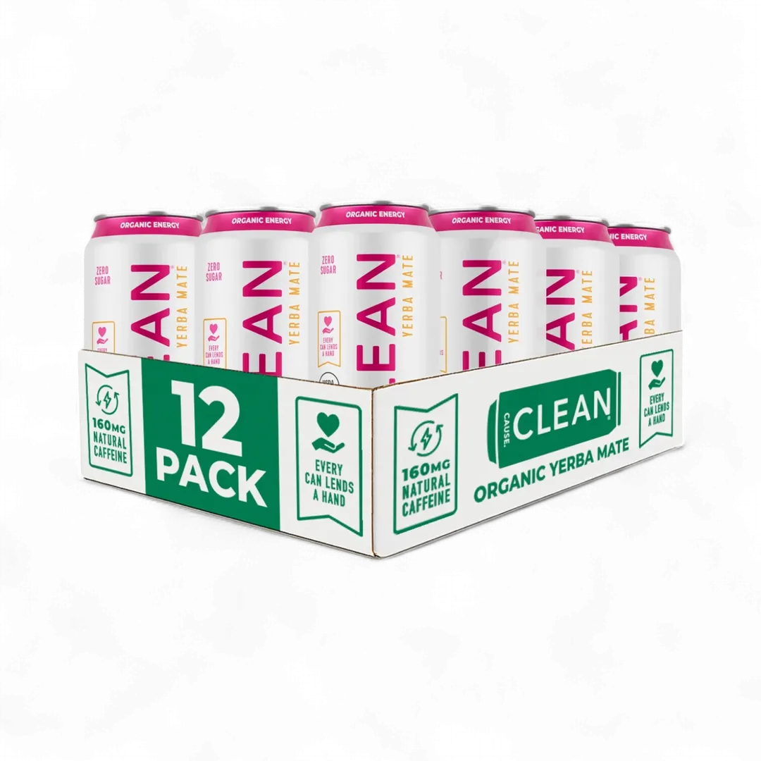 NEW Organic Strawberry Lemonade Zero-Calorie Yerba Mate Tea