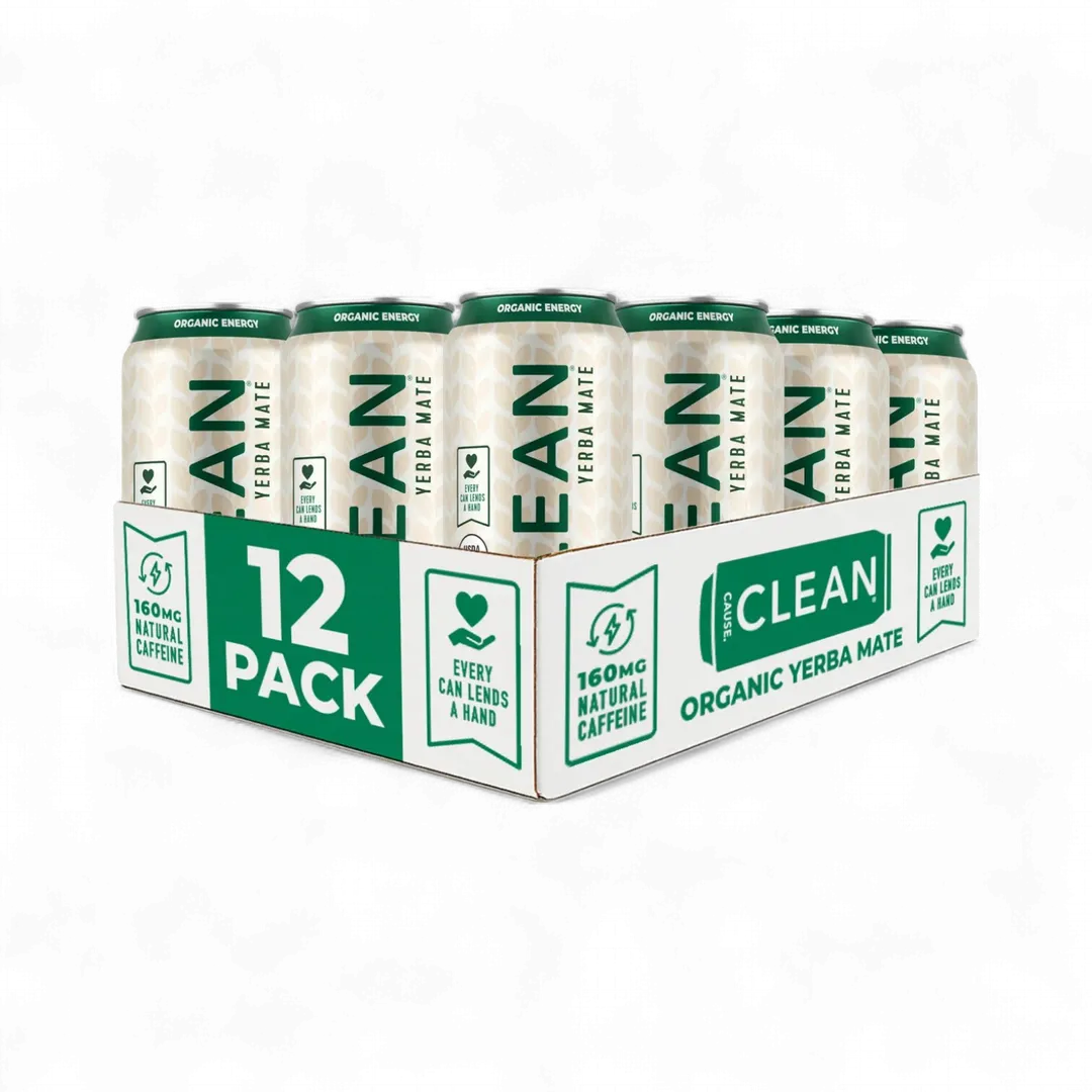 Organic Mint & Honey Non-Carbonated Yerba Mate Tea - 12-pack