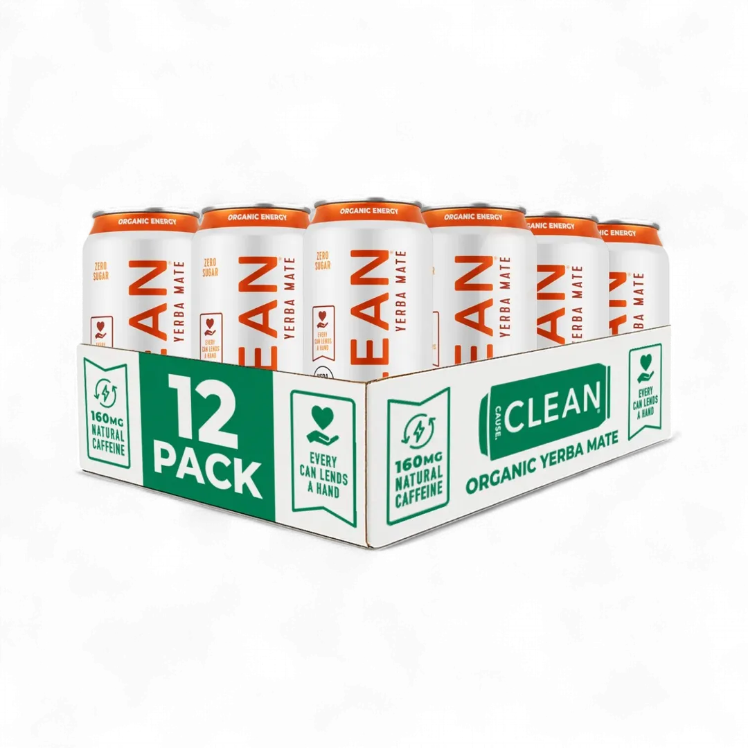 Organic Orange Ginger Zero-Calorie Yerba Mate Tea - 12-pack